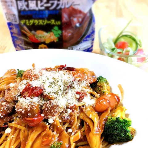 「スパイスカフェ　欧風ビーフカレー」を使ってみたSnapdishの料理・レシピ写真:今日のお昼