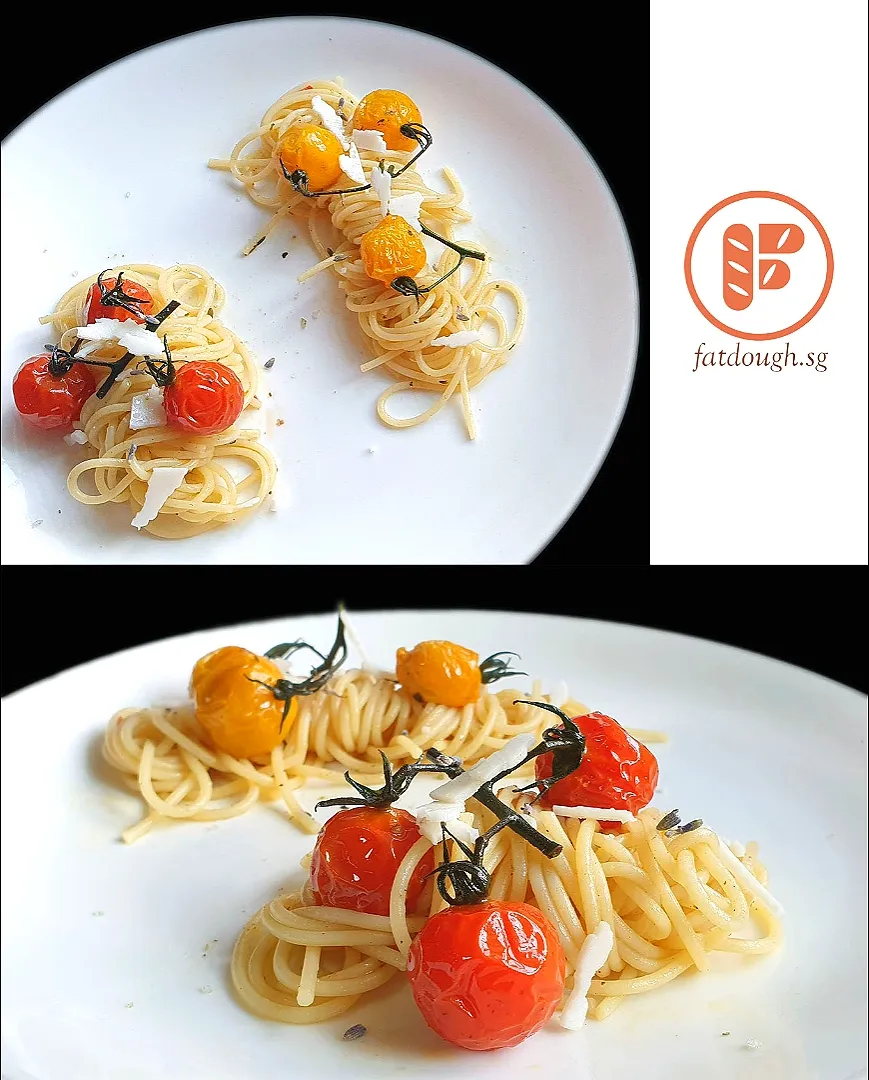 Snapdishの料理写真:Pomodorini Spaghetti|Daniel Limさん