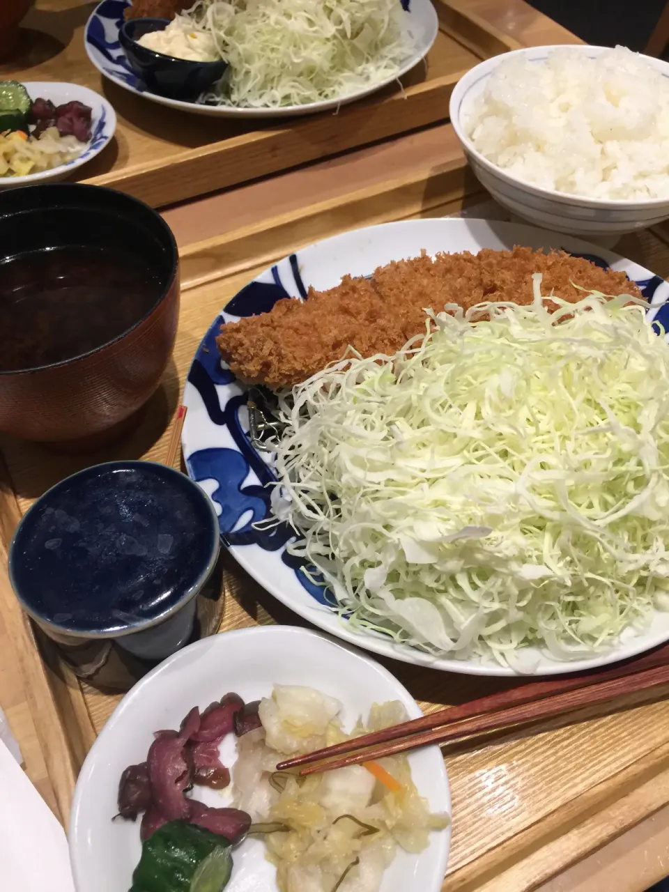 豚カツ定食|さとう かおりさん