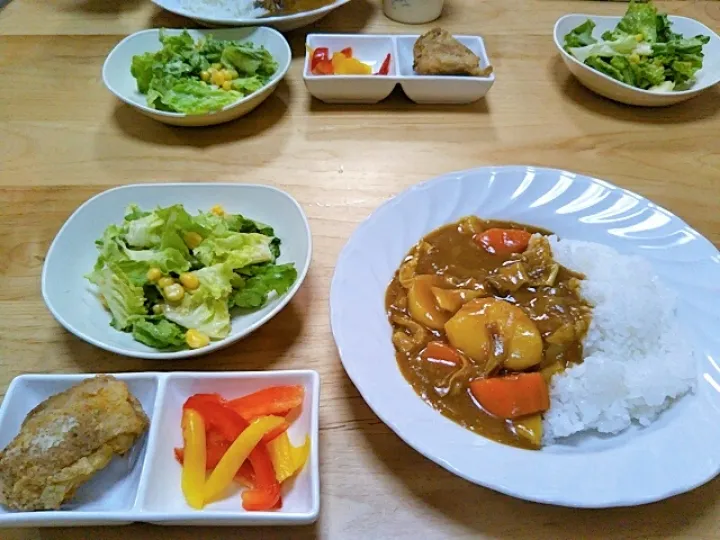 夕飯：牛すじカレー|ももさん