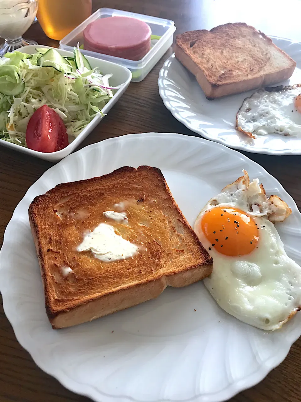 Snapdishの料理写真:朝ごはん 💕|_emi_48.0517さん