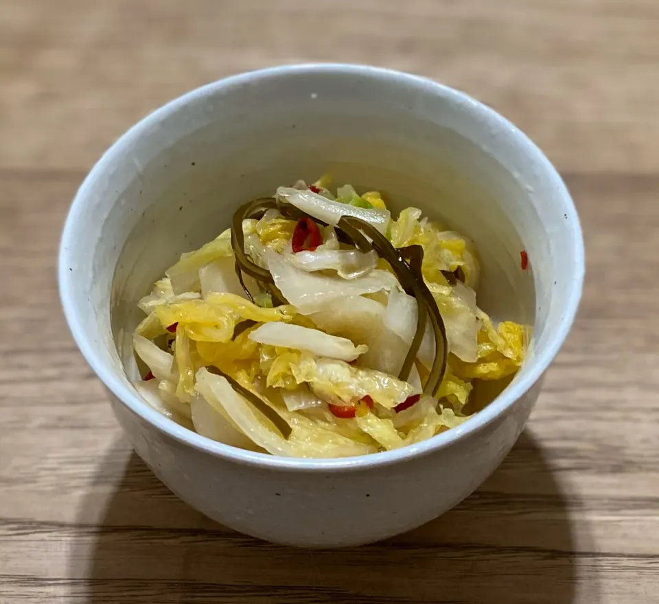 今シーズン最後の白菜漬け|ばくあんしゃさん