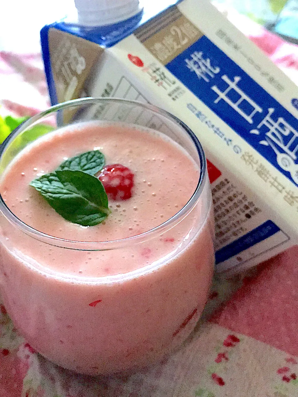 🍓🍓🍓糀の甘酒の素で完熟イチゴのスムージー🍓🍓🍓|🌺🌺Foodie🌺🌺さん