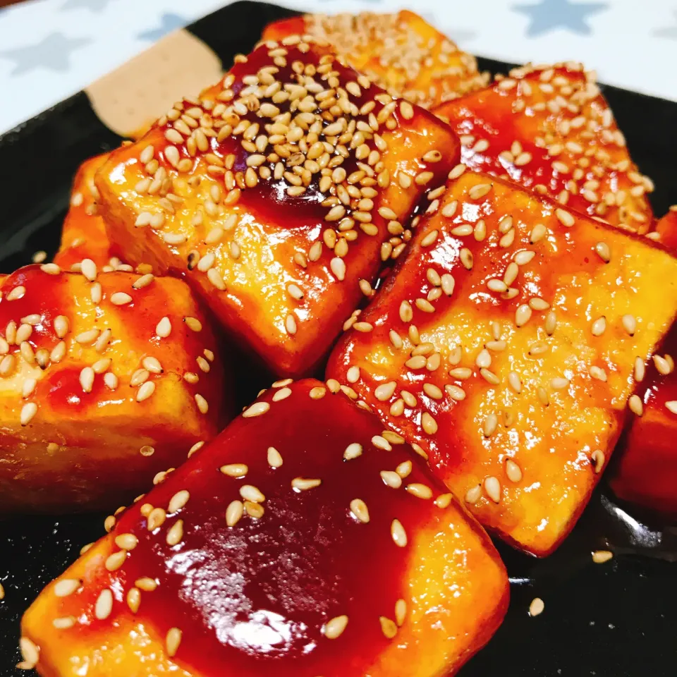 ヤンニョム豆腐|白のパンダさん