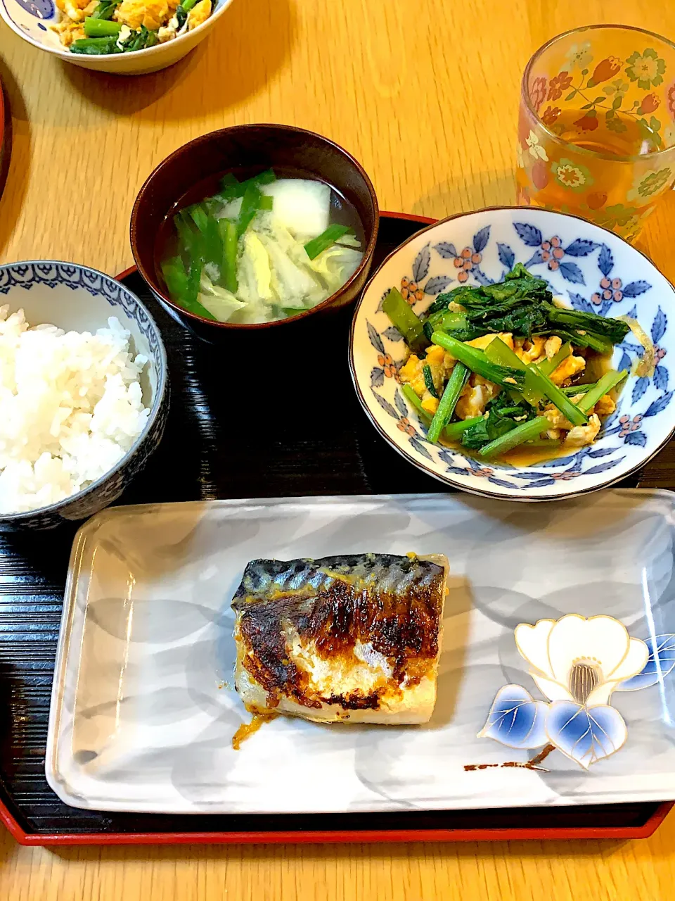 Snapdishの料理写真:鯖の西京味噌漬けで晩御飯|Mikaさん