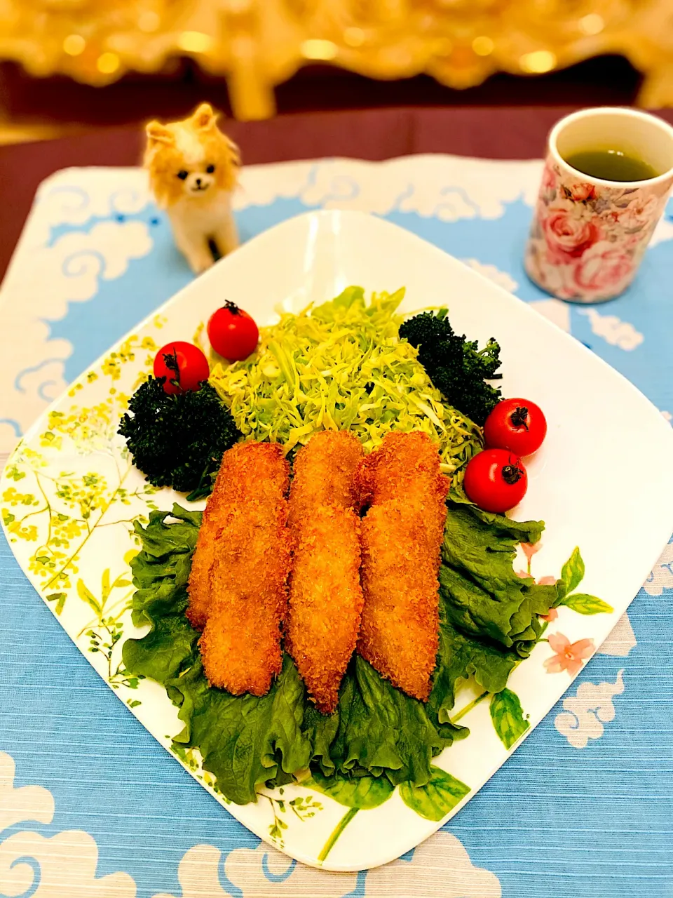 Snapdishの料理写真:釣りたて🎣アジフライ🐟|🐶dekochoro🐶さん