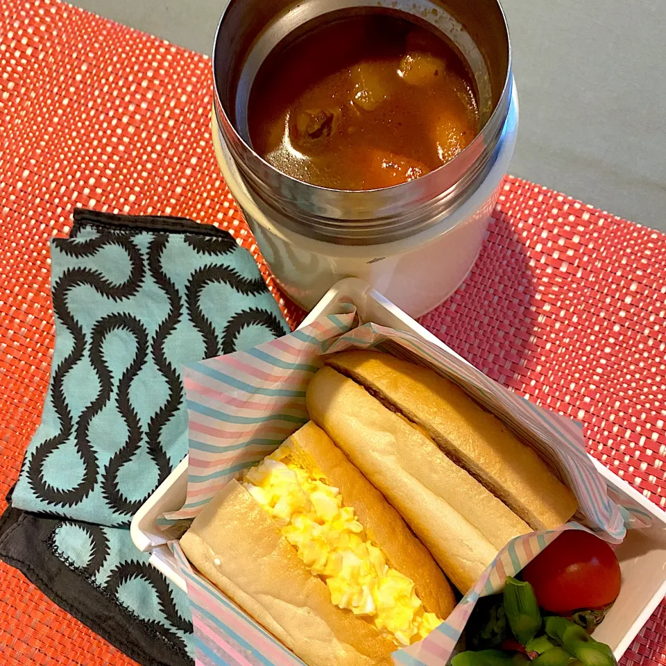 丸大スパイスカフェでスープカレーのパン弁当|KURUMIkitchenさん