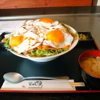 Snapdishの料理写真:豚玉丼|賀茂亭さん