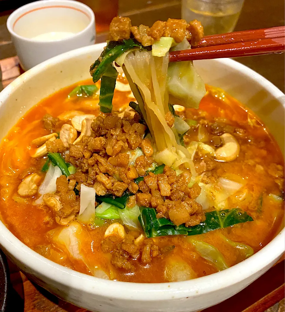 Snapdishの料理写真:🐽豚街道まっしぐらな担々麺🍜|にゃあ（芸名）さん