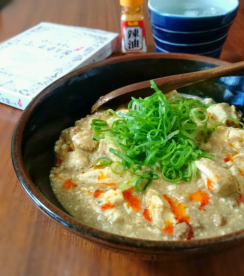 白い麻婆豆腐|まりおさん