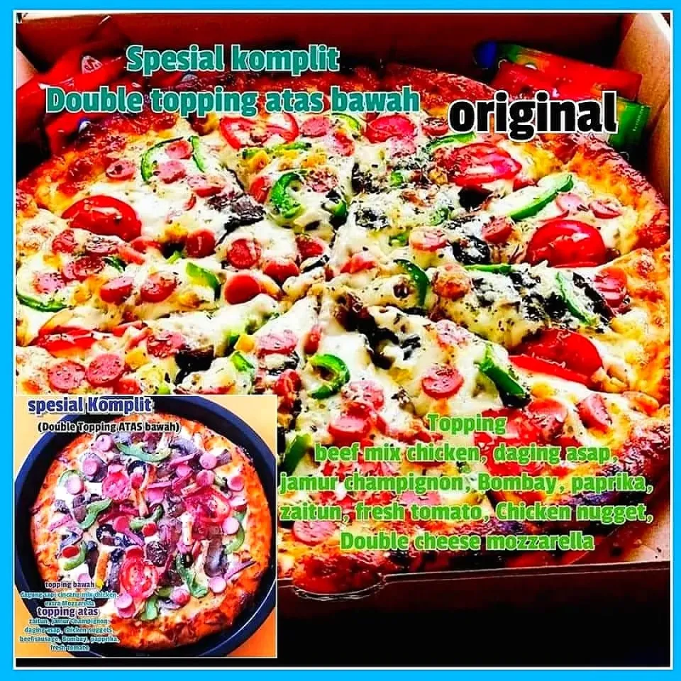 spesial komplit Double Topping|pizza 5555 - cianjurさん