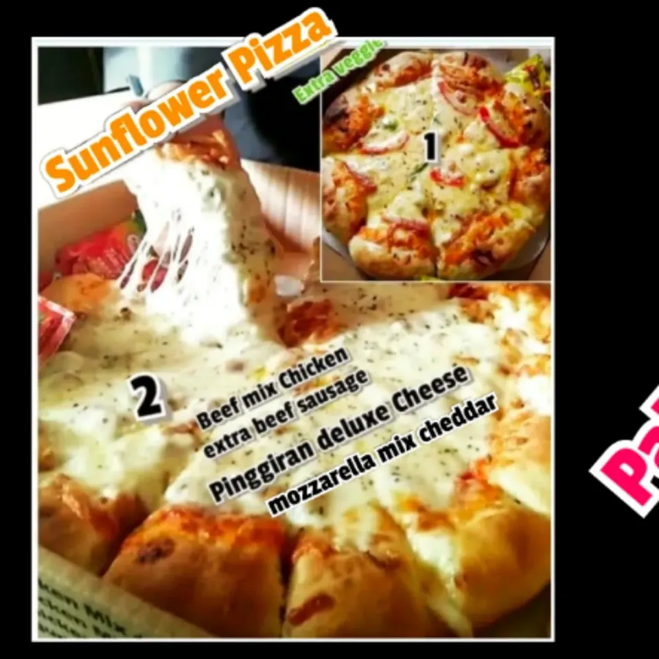 sunflower pizza|pizza 5555 - cianjurさん