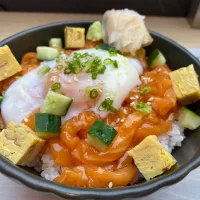 Salmon Yukke Don|chatthefoodieさん