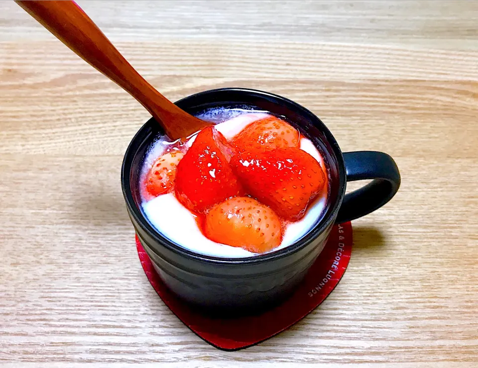 デザート😋イチゴシロップ🍓|🤤nana🥢さん