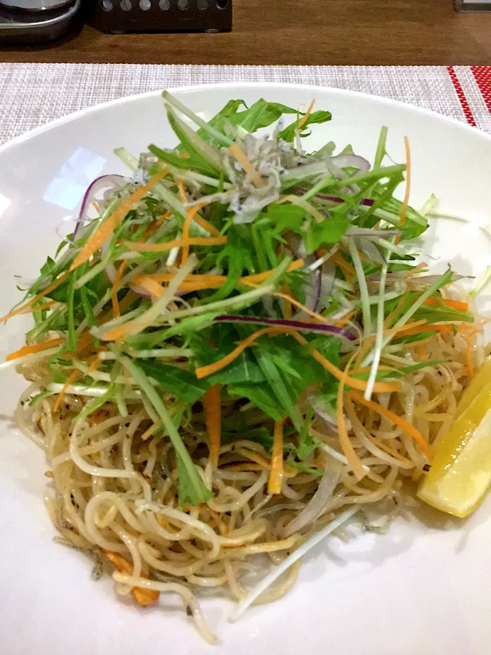 音戸ちりめんと広島レモン焼きそば♪|かっぴーさん