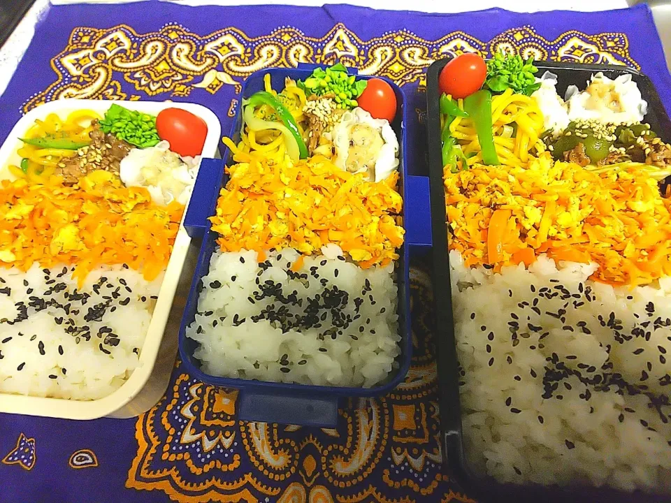 Snapdishの料理写真:みんな弁当🍱|かねしろ食堂さん