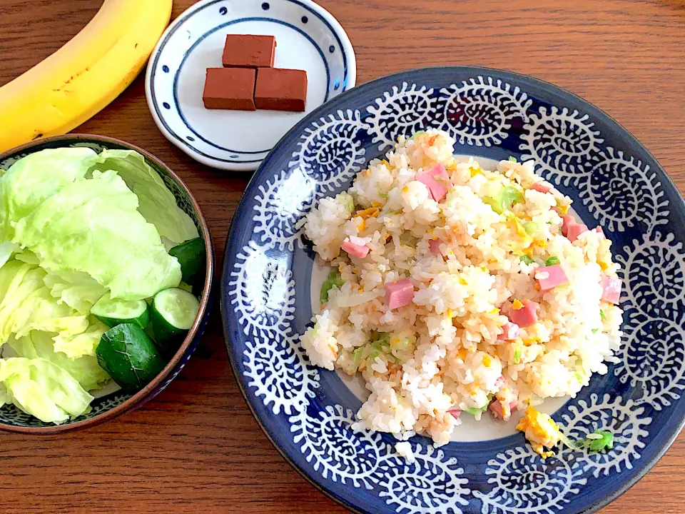 レタスの炒飯🥬今日のお弁当20200318|rococoさん