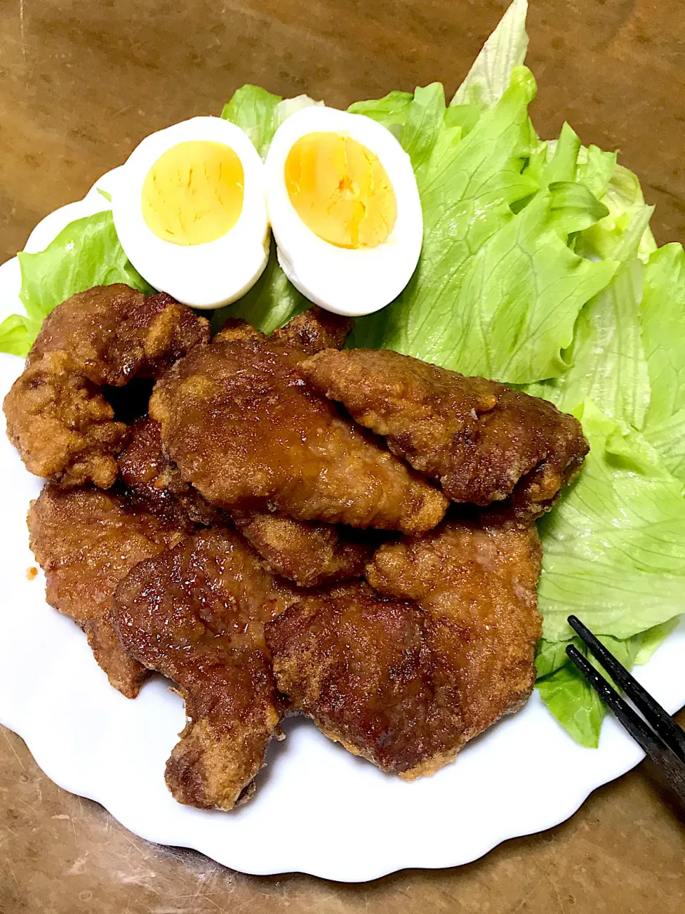 一口カツ用豚もも肉で竜田揚げ💖|Norio Fukudaさん