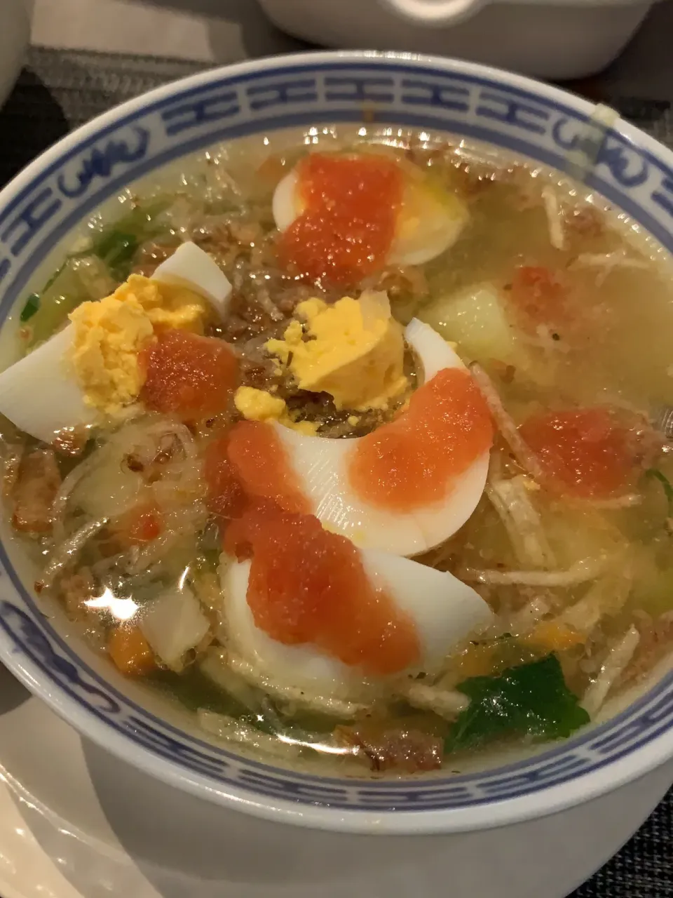 Fresh soup with eggs Sambal|rumaatさん