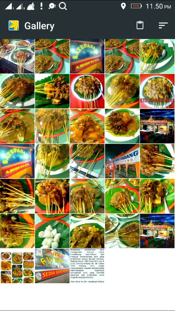 Sate Padang Ajo Buyuang|ayank Lengokさん