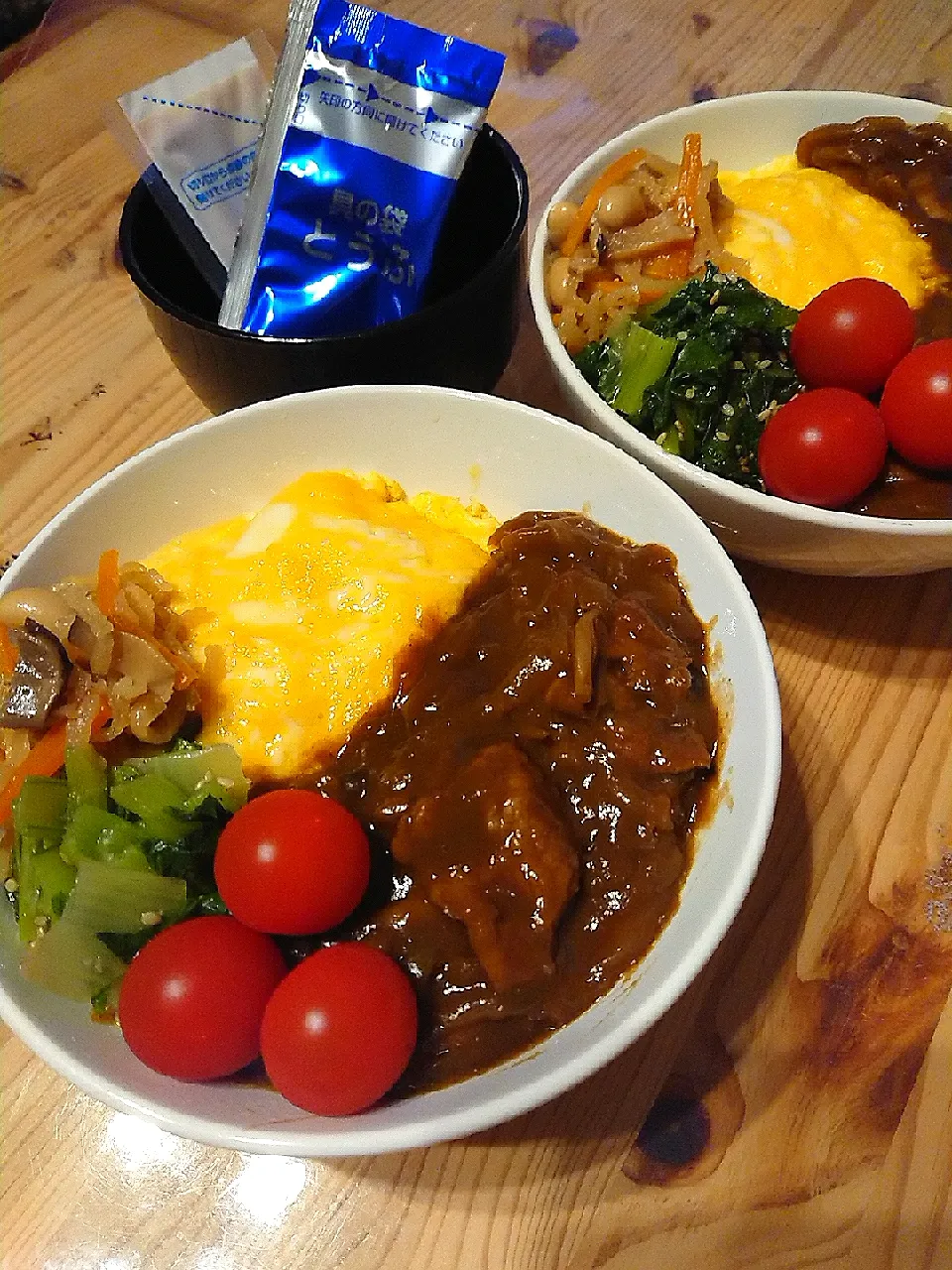 2020.3.19 置き丼🍚|あずきラテさん