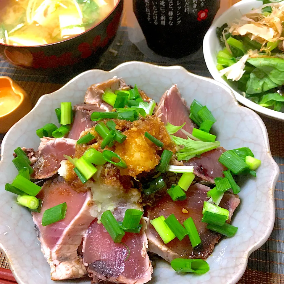 Snapdishの料理写真:2020/03/16 カツオ丼|kykyさん