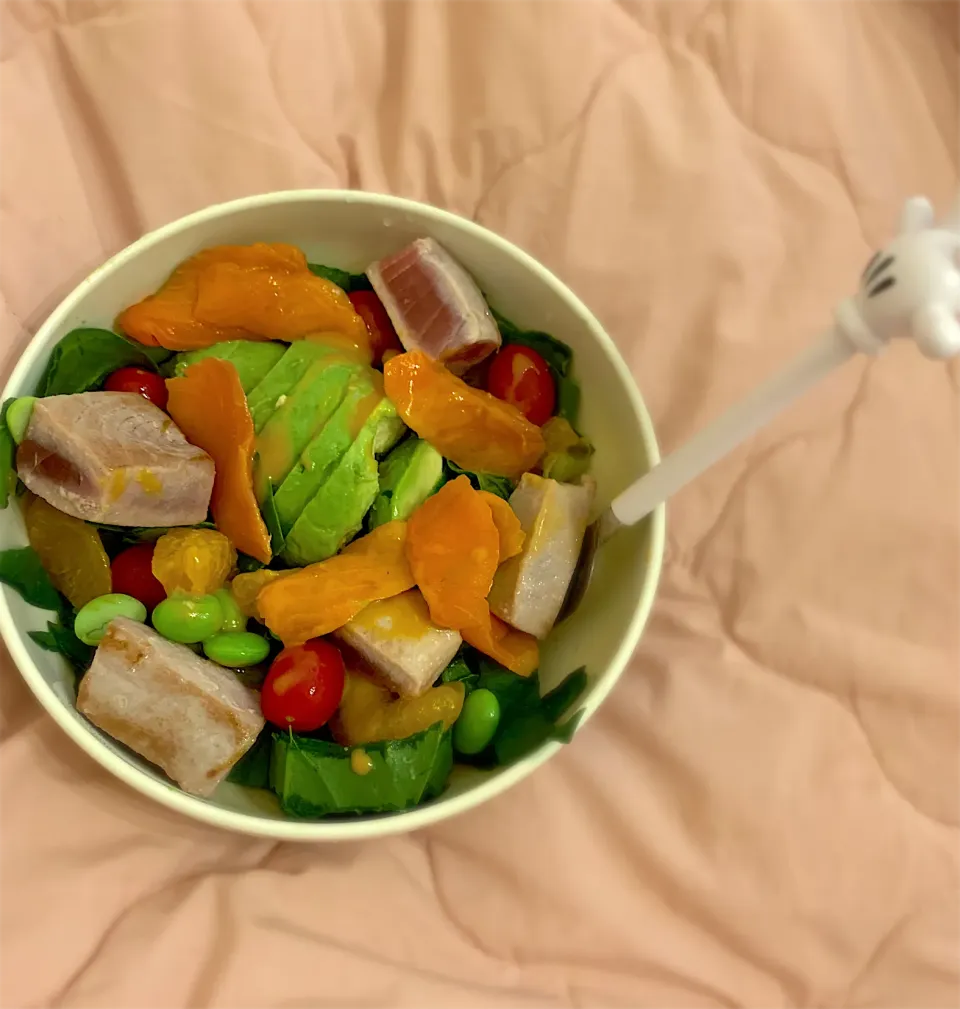 Snapdishの料理写真:サラダストップ🥗ツナサン風|ぽぷりさん