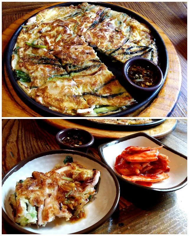 scallion and squid pancake|steven z.y.さん