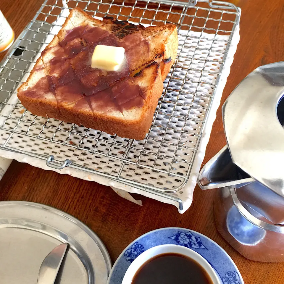 朝ごパンは網焼きあんバタートースト|Kさん