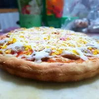 Only 48K Hot Pizza Tebal dan Lembut|Babathia Pizzaさん