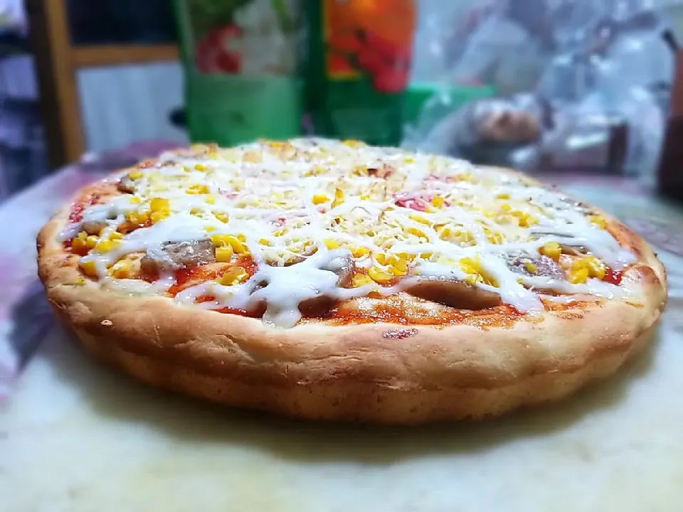 Only 48K Hot Pizza Tebal dan Lembut|Babathia Pizzaさん