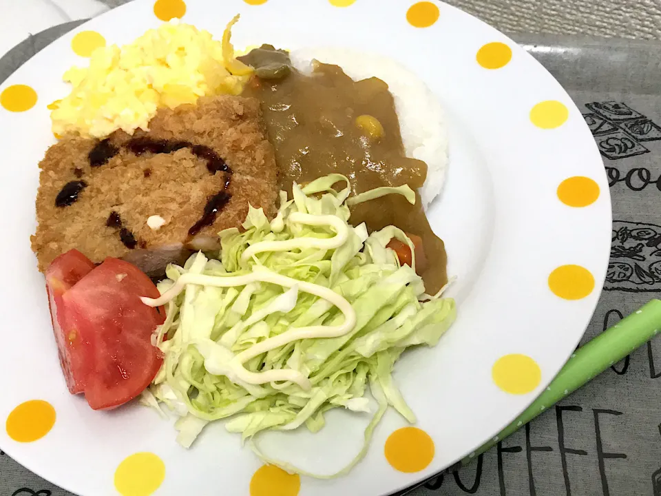 トッピングましましカレー！|あんこさん