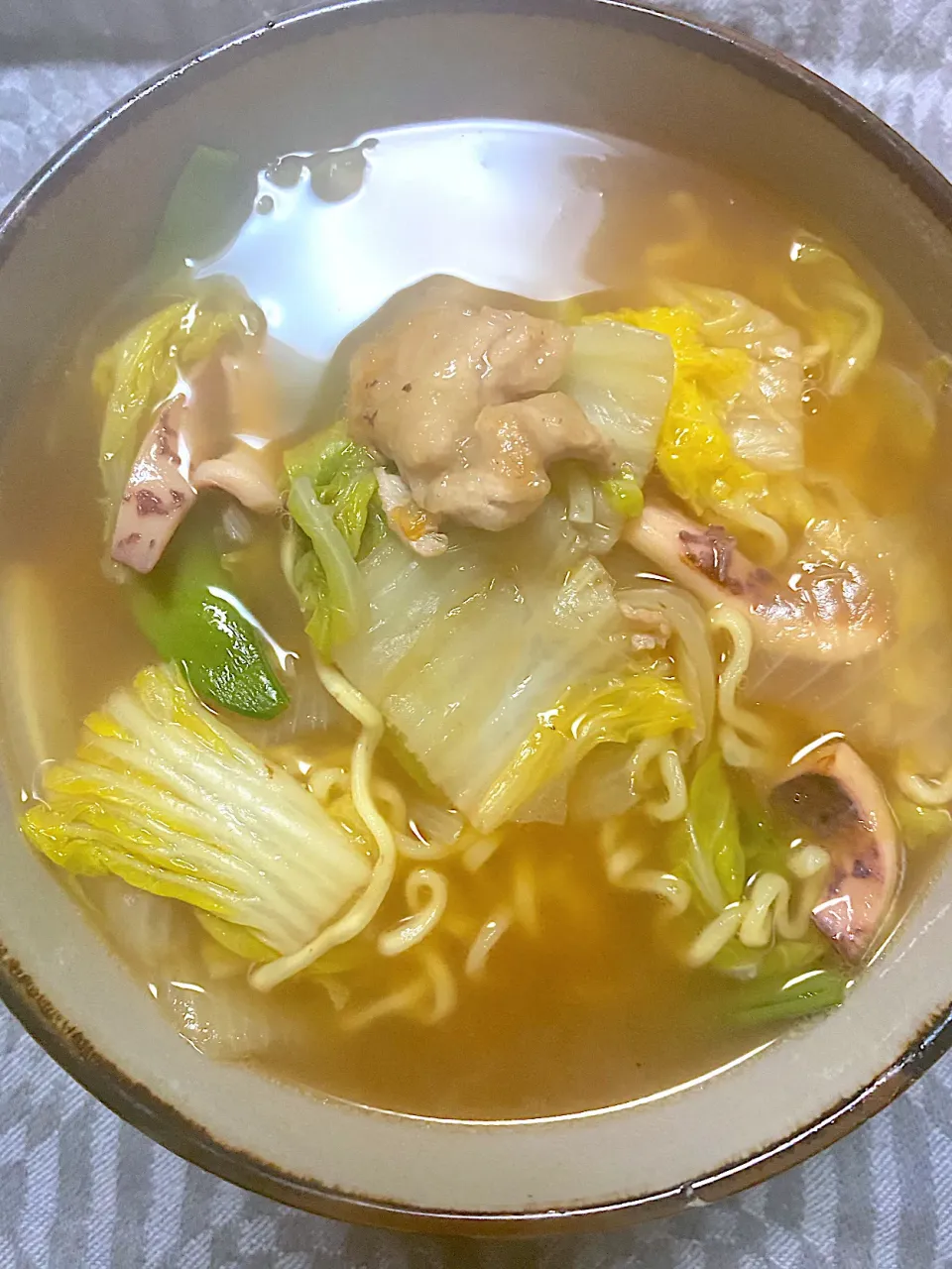 八宝菜の残りであんかけラーメン|1614さん