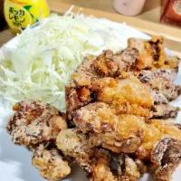 Snapdishの料理写真:初挑戦のから揚げ|ひとみさんさん