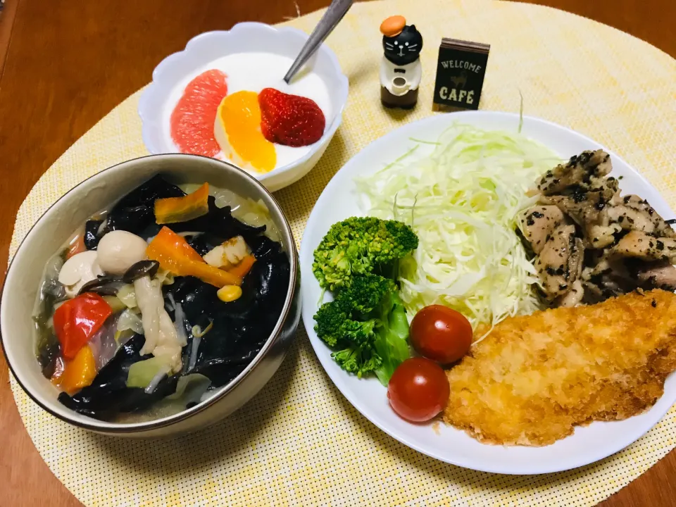 「あるもの晩ご飯💧」|バシュランさん