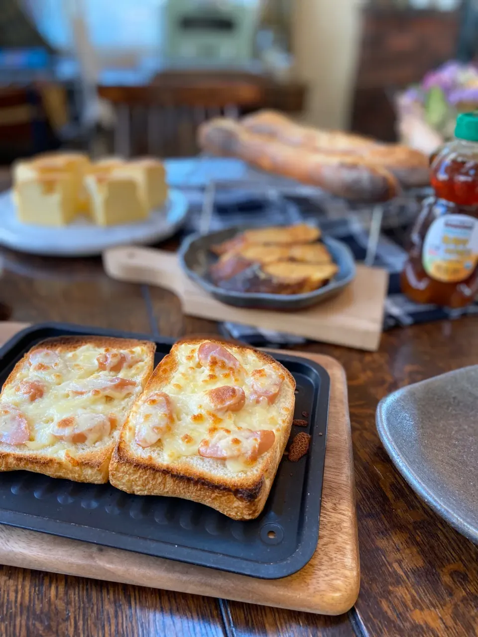 ある日の朝ごパン🙌🍞|カンカンさん