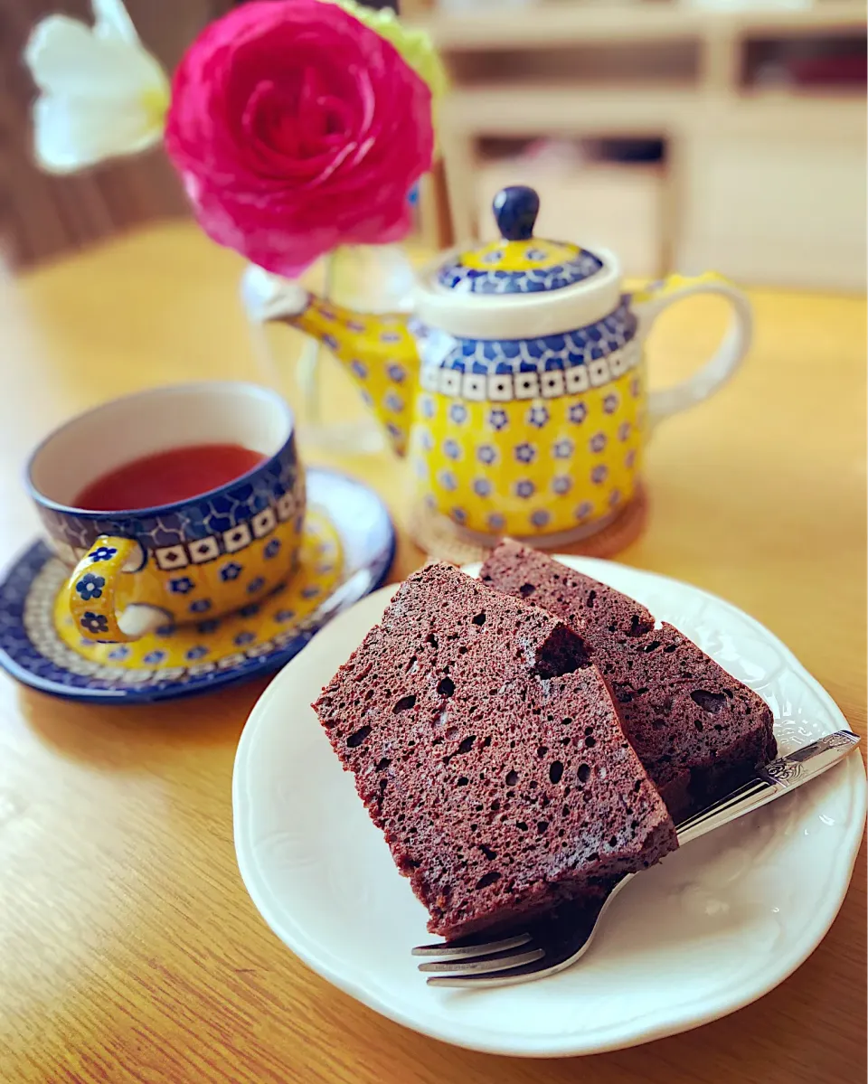 ホットケーキミックスで簡単⭐️ココアパウンドケーキ|まるもち☻さん