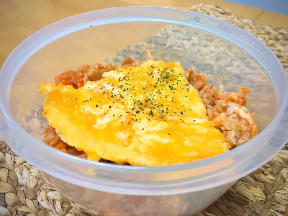 チキンライス🌸　おむのせ丼|gomanmaさん