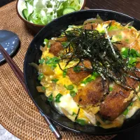 Snapdishの料理写真:海老フライ丼🦐|natsuさん