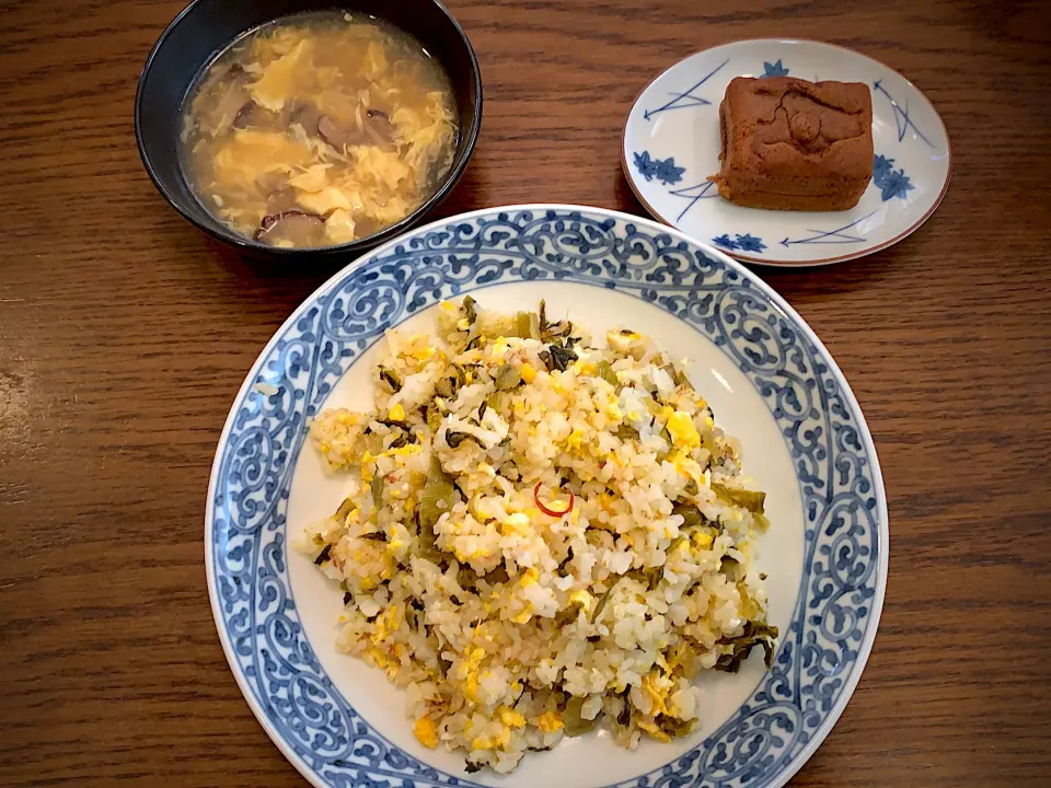 高菜炒飯🥬今日の昼食|rococoさん