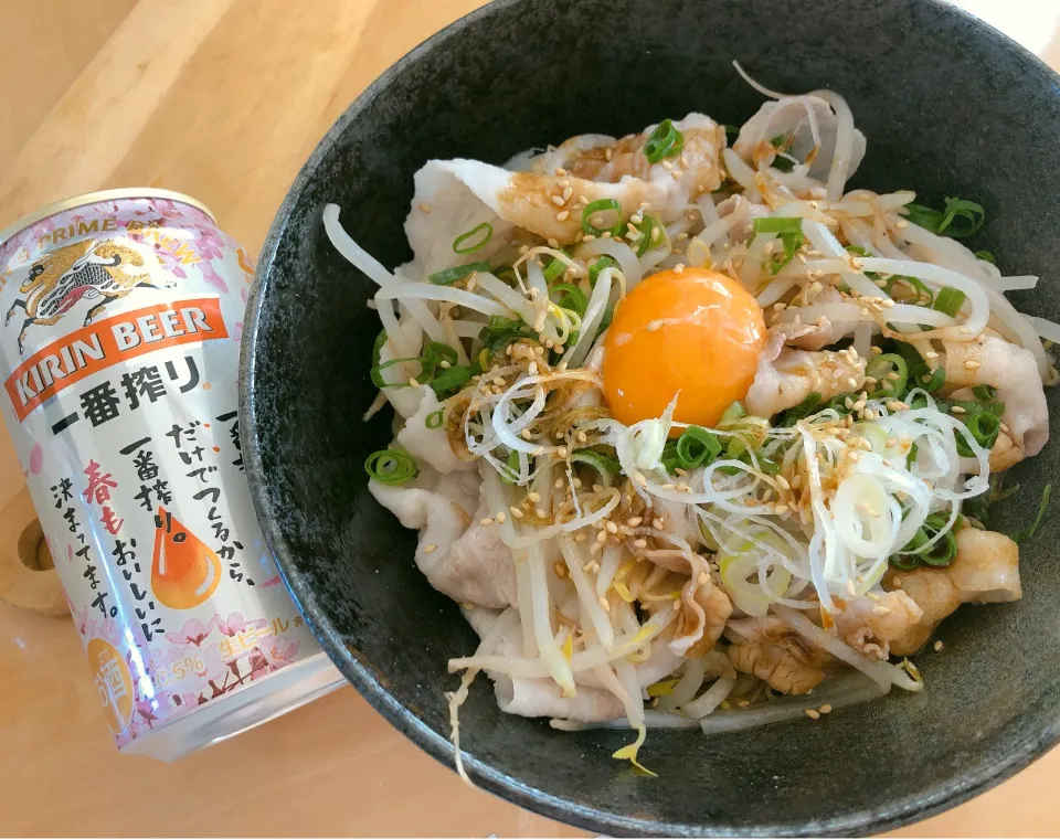 汁なしラーメン(油そば)＆🍺|sana.ayaさん