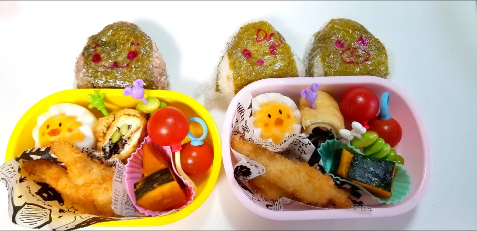 五歳&二歳お弁当|ゆきこさん