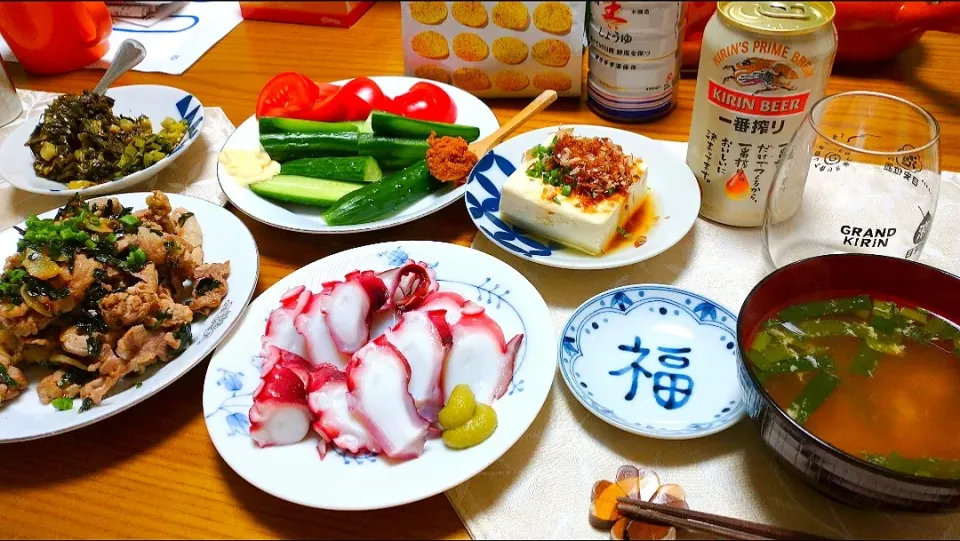 Snapdishの料理写真:3/21の夕食
お家で家飲み✨🍻🎶|卯月さん