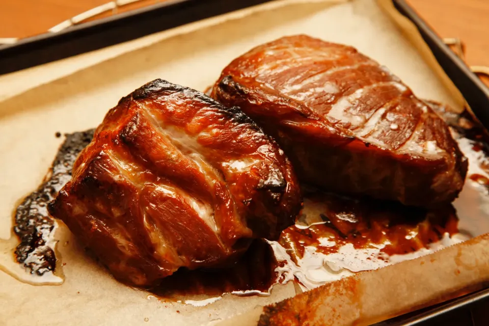 お気に入りのチャーシュー出来立て　　　　　roasted pork fillet|マユマユさん