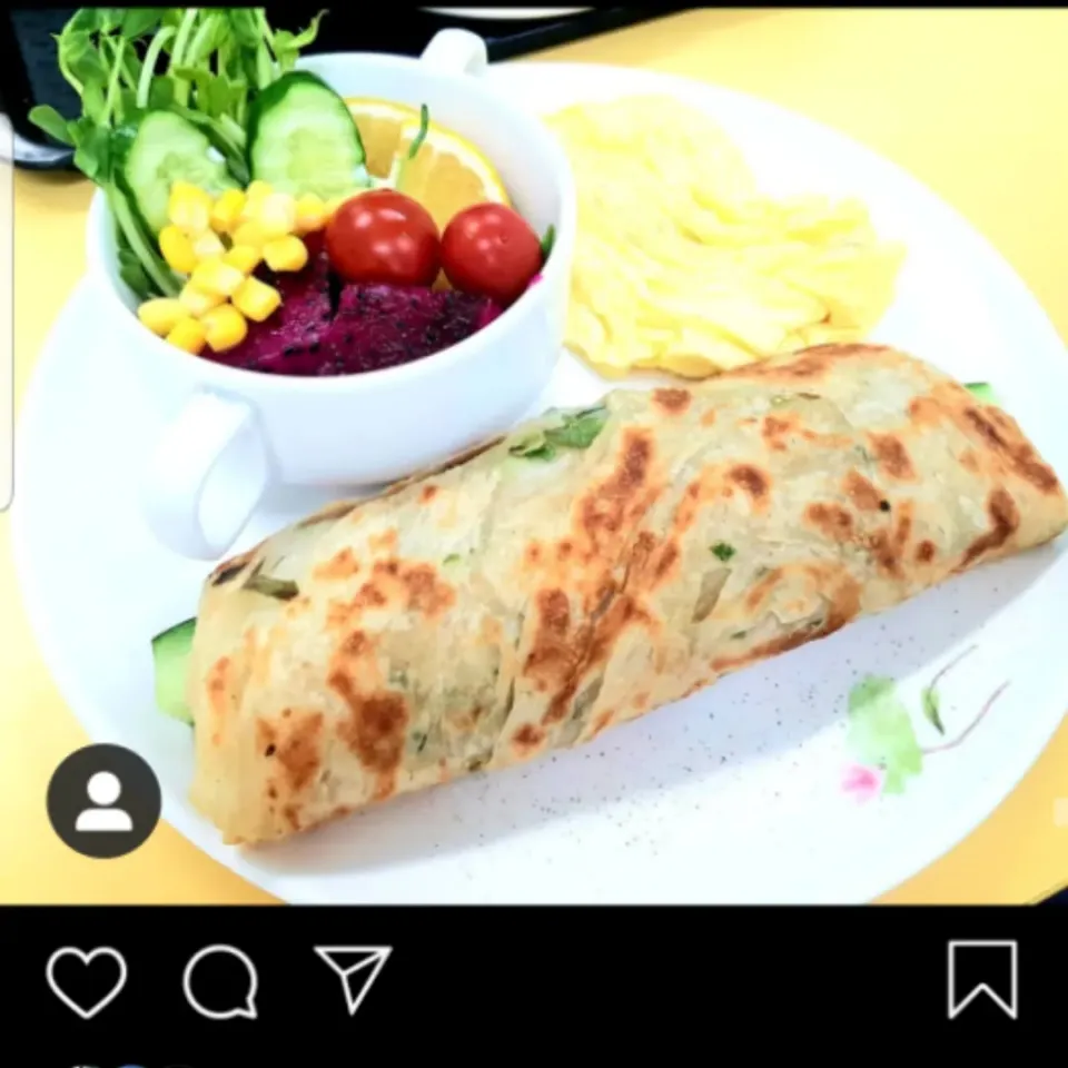 Crispy Egg wrap with meat floss|Juneさん