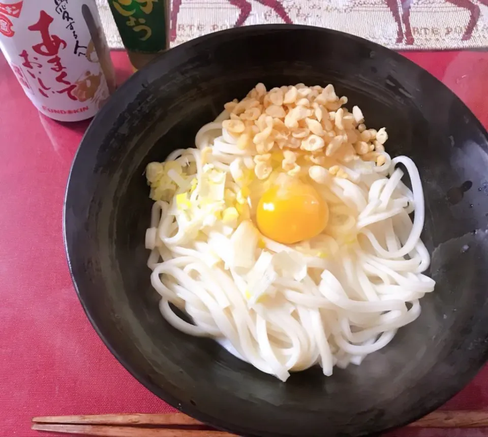 釜玉うどん|るるさん