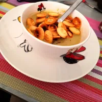 Crema de calabaza con galletas saladas|LaBuyis EnBiciさん