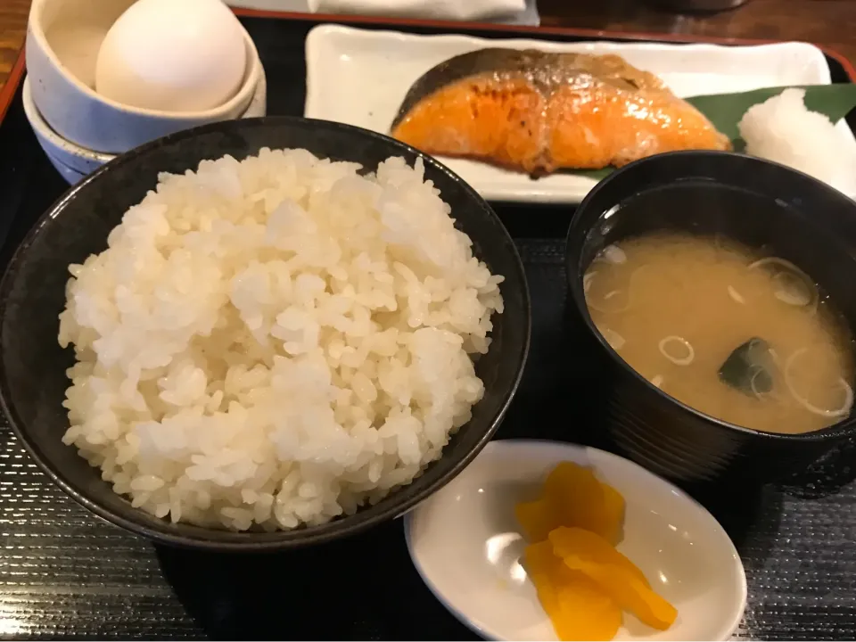 焼鮭定食|純さん