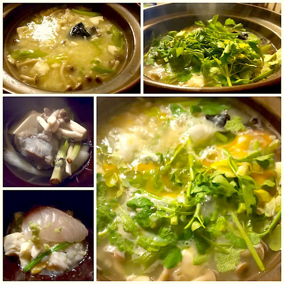 Snapdishの料理写真:Let's finish it up w/Egg&Rice👉🍲〆はｺﾗｰｹﾞﾝたっぷり雑炊|🌈Ami🍻さん