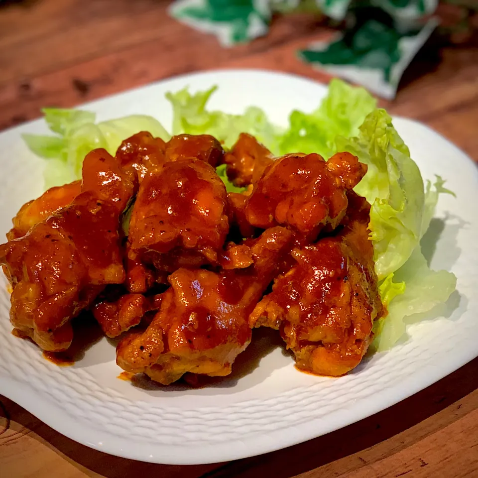 激リピ♪あゆ♡の料理 鶏手羽元のBBQソース煮|あゆさん